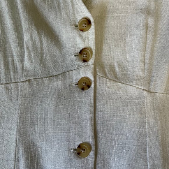 Highline Collective White Linen Dress - Picture 9 of 10